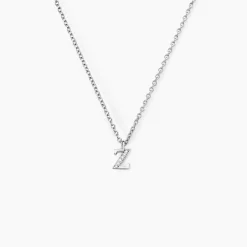 Collier Neruda Argent Blanc Oxyde De Zirconium