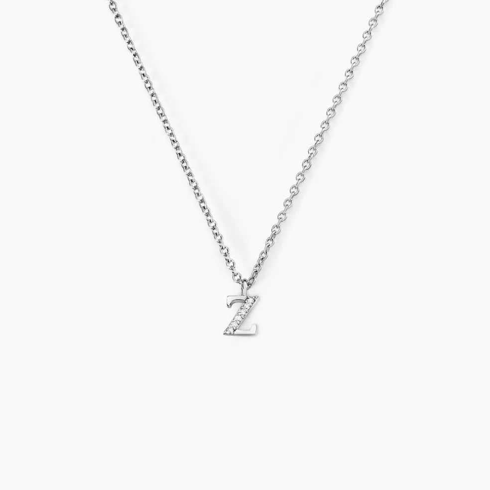 Collier Neruda Argent Blanc Oxyde De Zirconium