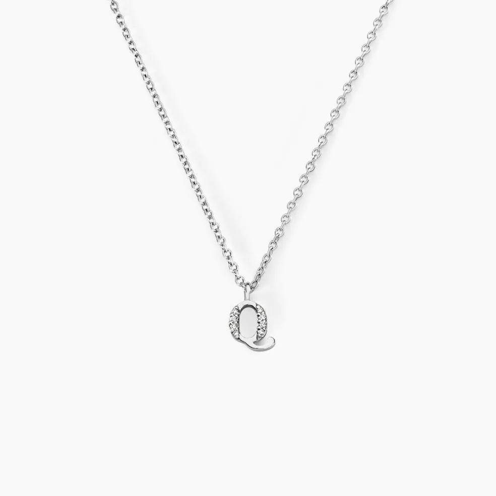 Collier Neruda Argent Blanc Oxyde De Zirconium