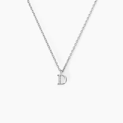 Collier Neruda Argent Blanc Oxyde De Zirconium