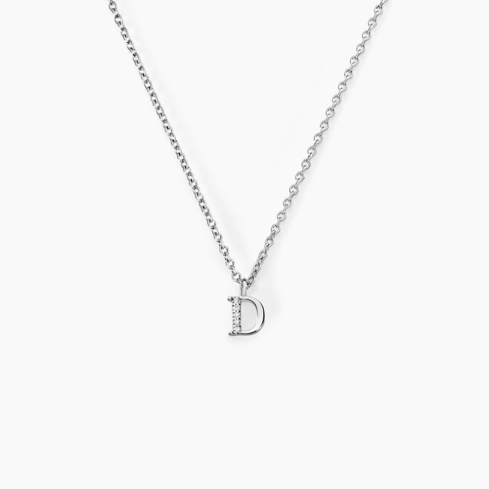 Collier Neruda Argent Blanc Oxyde De Zirconium
