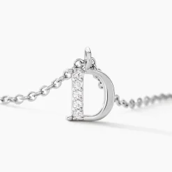 Collier Neruda Argent Blanc Oxyde De Zirconium