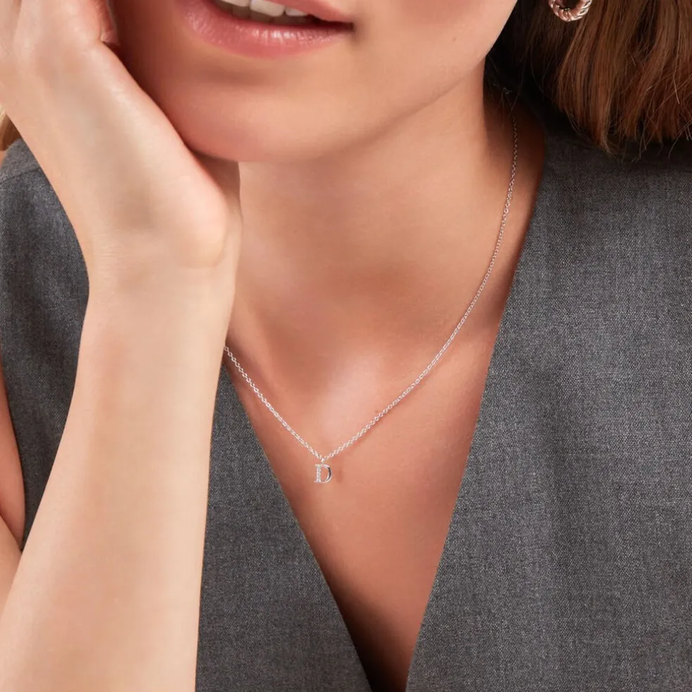 Collier Neruda Argent Blanc Oxyde De Zirconium