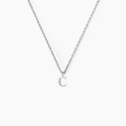 Collier Neruda Argent Blanc Oxyde De Zirconium