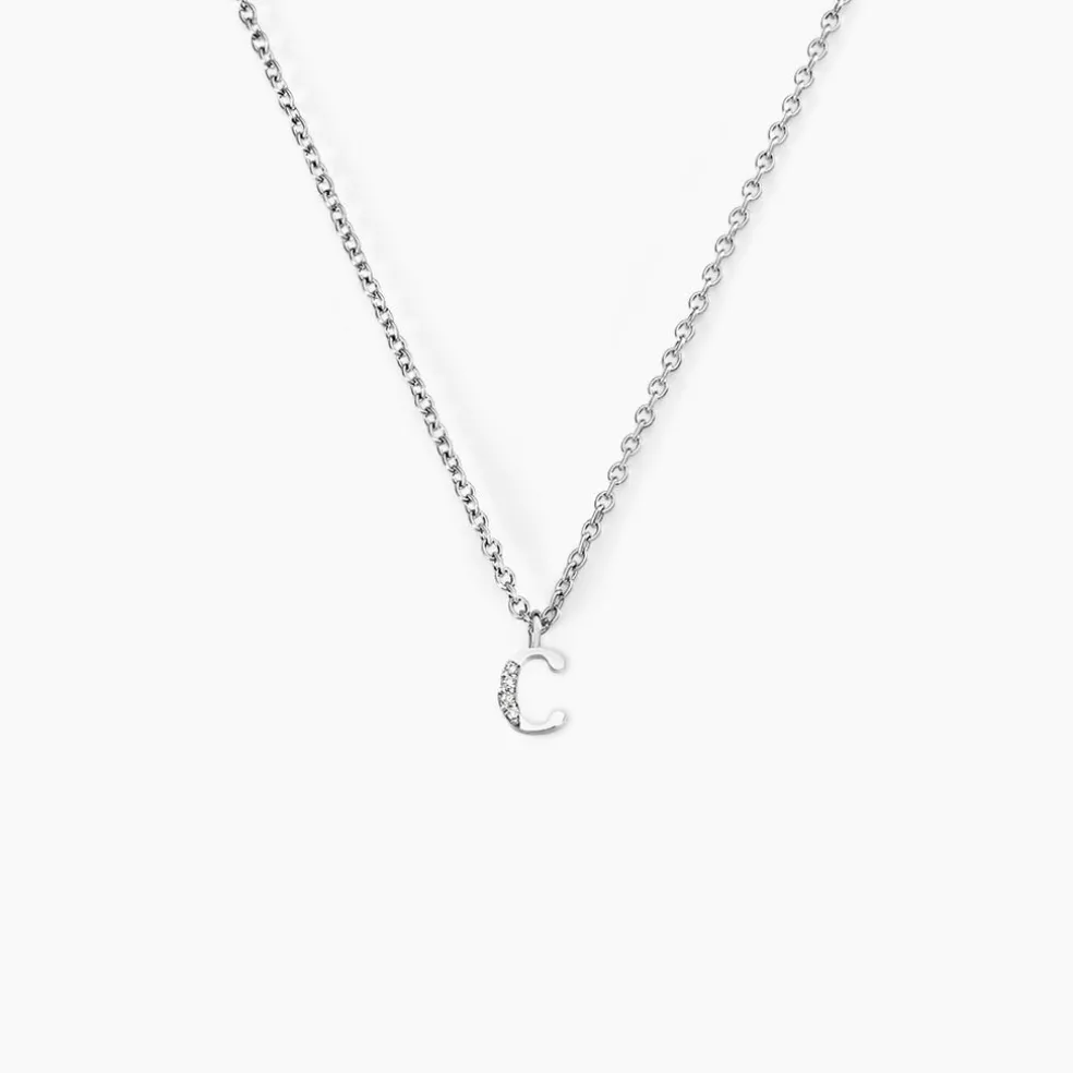 Collier Neruda Argent Blanc Oxyde De Zirconium