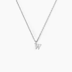 Collier Neruda Argent Blanc Oxyde De Zirconium
