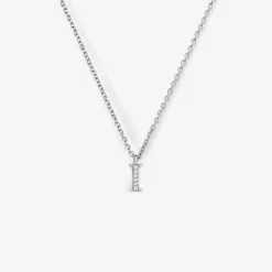Collier Neruda Argent Blanc Oxyde De Zirconium