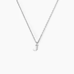 Collier Neruda Argent Blanc Oxyde De Zirconium
