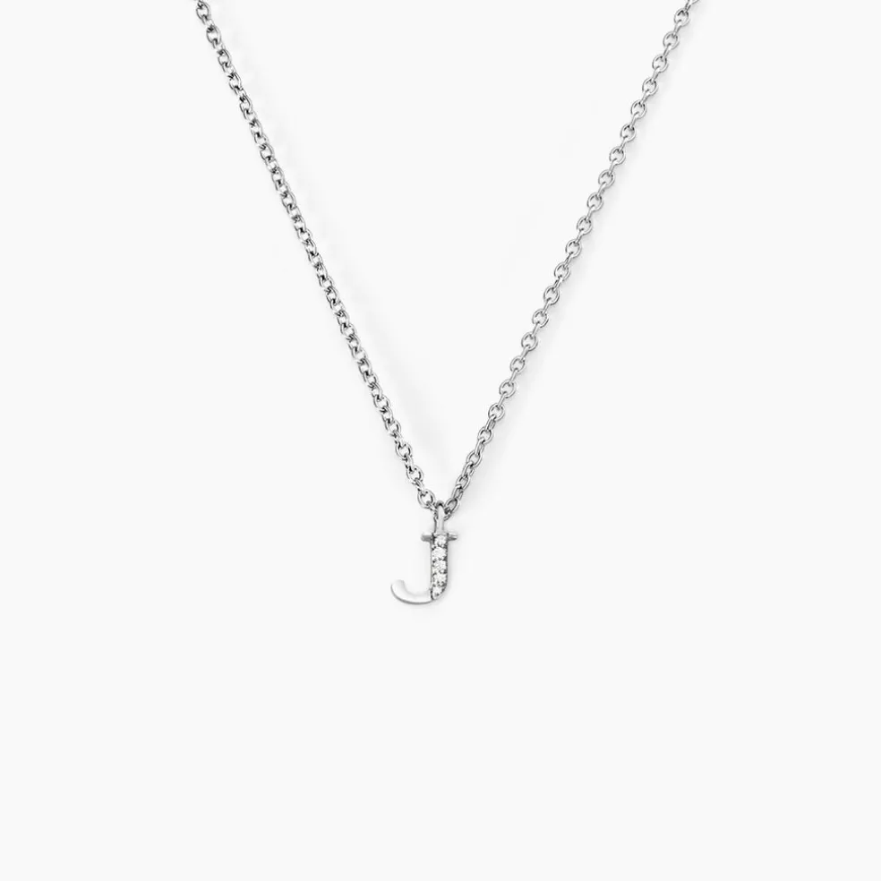 Collier Neruda Argent Blanc Oxyde De Zirconium