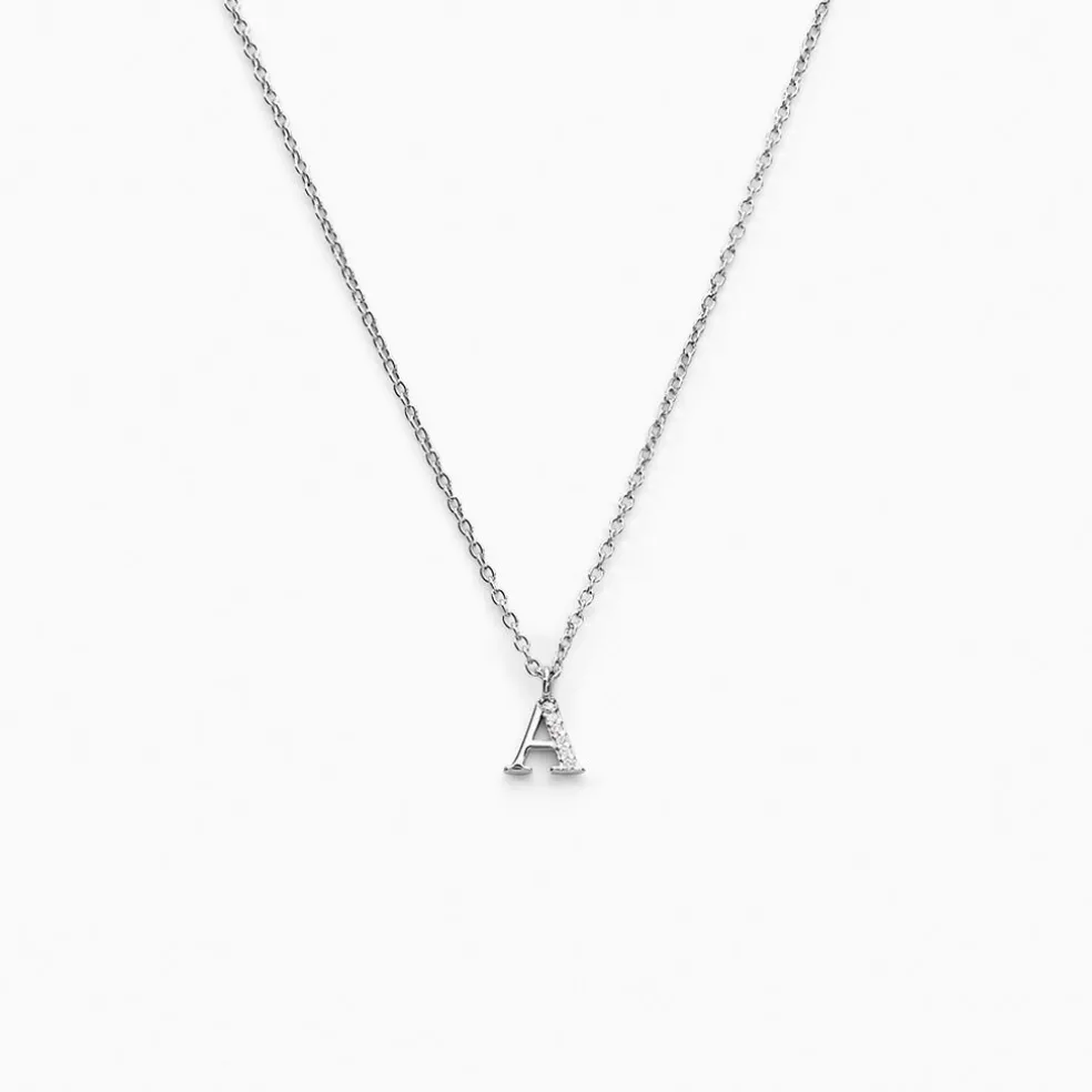 Collier Neruda Argent Blanc Oxyde De Zirconium