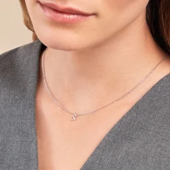 Collier Neruda Argent Blanc Oxyde De Zirconium