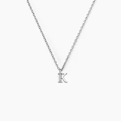 Collier Neruda Argent Blanc Oxyde De Zirconium