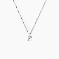 Collier Neruda Argent Blanc Oxyde De Zirconium