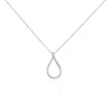 Collier Netta Argent Blanc Oxyde De Zirconium