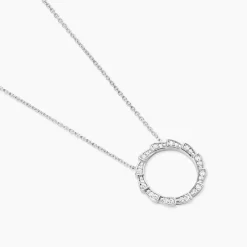 Collier Nevada Argent Blanc Oxyde De Zirconium