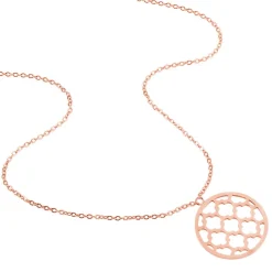 Collier Nevenka Acier Rose