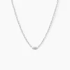 Collier Nexus Argent Blanc Oxyde De Zirconium