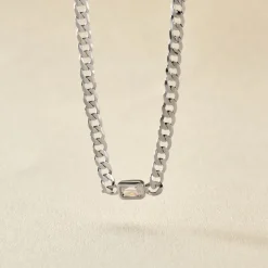 Collier Nexus Argent Blanc Oxyde De Zirconium