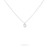 Collier Nid D'amour Or Blanc Diamant