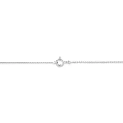 Collier Nid D'amour Or Blanc Diamant