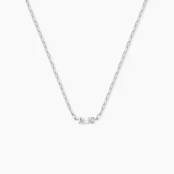 Collier Nigelle Argent Blanc Oxyde De Zirconium