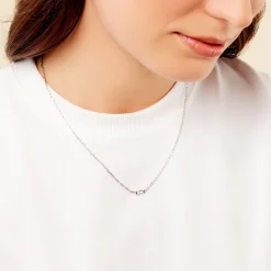 Collier Nigelle Argent Blanc Oxyde De Zirconium