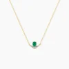 Collier Nizar Or Jaune Emeraude Diamant