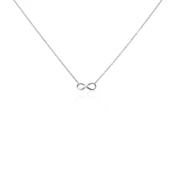 Collier Nohemi Argent Blanc Oxyde De Zirconium