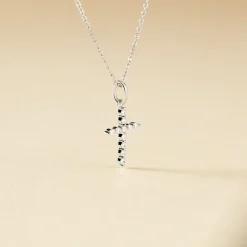 Collier Norine Argent Blanc Oxyde De Zirconium