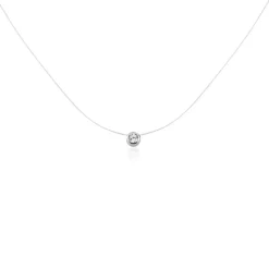 Collier Nylon Argent Blanc Oxyde