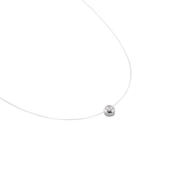 Collier Nylon Argent Blanc Oxyde