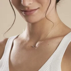 Collier Nylon Argent Blanc Oxyde