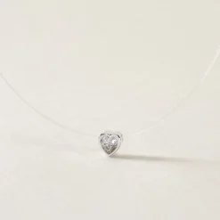 Collier Nylon Argent Blanc Oxyde