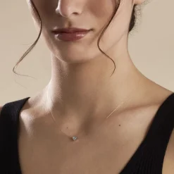 Collier Nylon Argent Blanc Oxyde