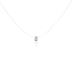 Collier Nylon Argent Blanc Oxyde
