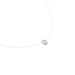 Collier Nylon Argent Blanc Oxyde