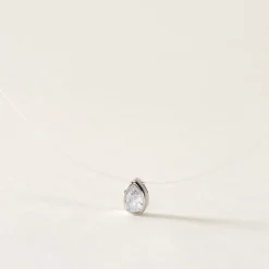 Collier Nylon Argent Blanc Oxyde