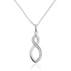 Collier Odile Argent Blanc Oxyde De Zirconium