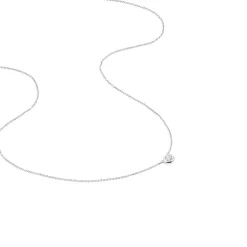Collier Ofelia Or Blanc Diamant