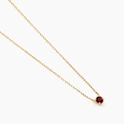 Collier Onora Or Jaune Rubis