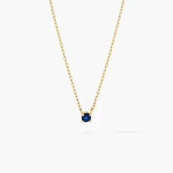 Collier Onora Or Jaune Saphir