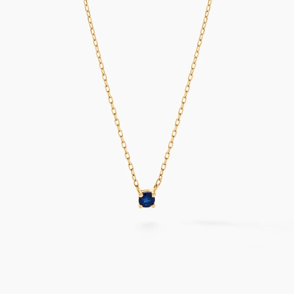 Collier Onora Or Jaune Saphir