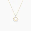 Collier Or Bicolore Blanc Et Jaune Eloisia Diamants