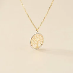 Collier Or Bicolore Solidage