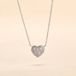 Collier Or Blanc Abe Diamants