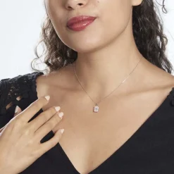 Collier Or Blanc Goulven Oxyde De Zirconium