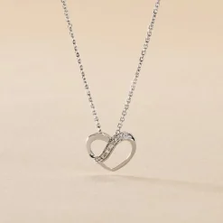 Collier Or Blanc Juliane Diamants