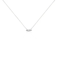 Collier Or Blanc Neely Diamants Synthétiques