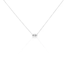 Collier Or Blanc Sabine Diamants