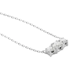 Collier Or Blanc Sabine Diamants